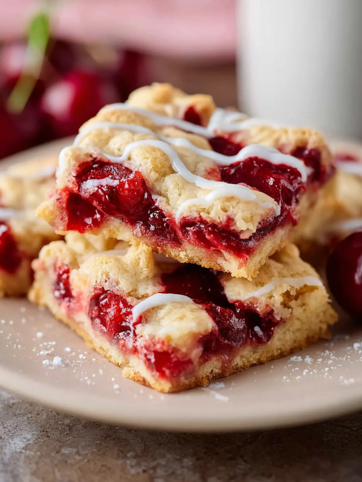Easy Cherry Pie Bars for a Crowd First Image