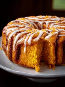 Pumpkin Honey Bun Cake First Image