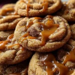 Brown Sugar Cinnamon Caramel Cookies First Image
