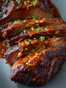 Slow Cooker BBQ Brisket First Image