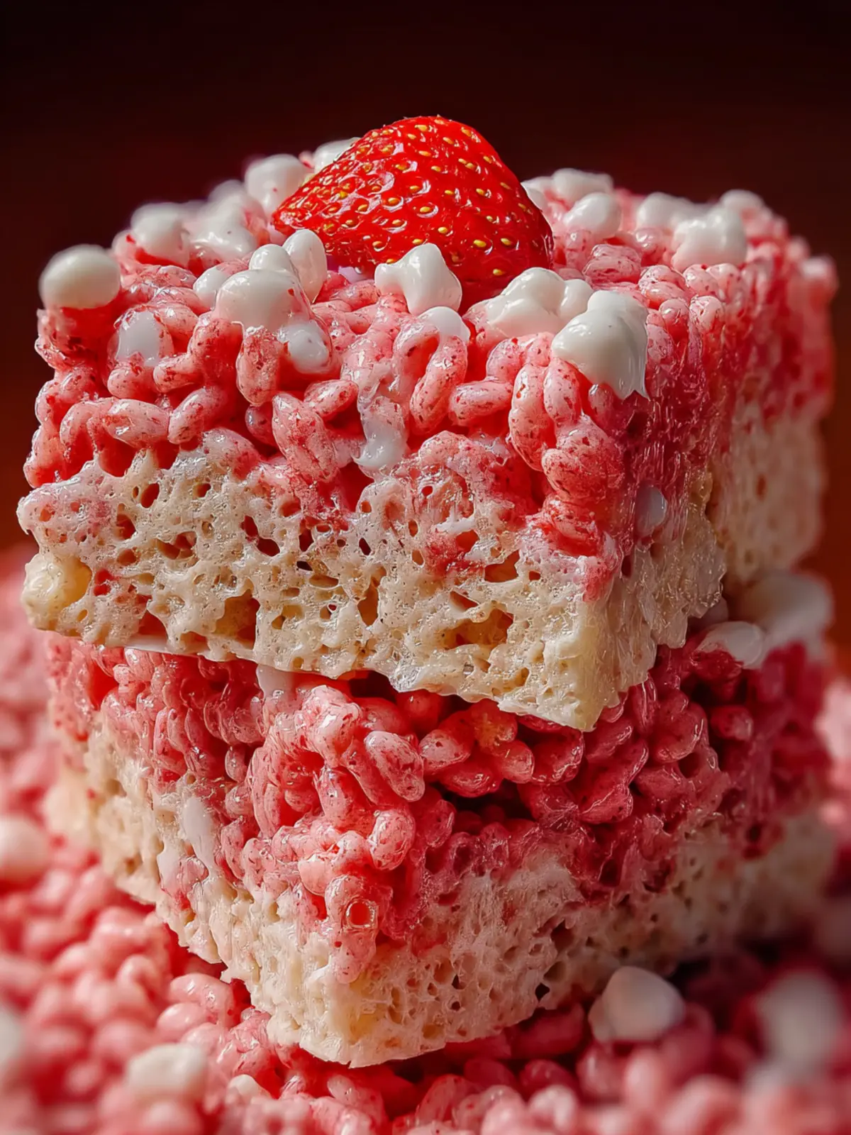 Irresistible Strawberry Crunch Rice Krispie Treats Recipe First Image