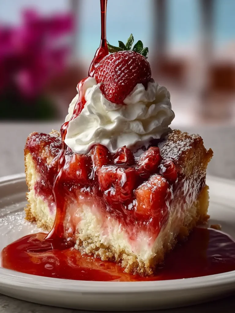 Donna Wood Strawberry Cheesecake Dump Cake First Image