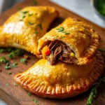 Jamaican Beef Pot Roast Hand Pies with Flaky Pastry First Image