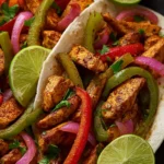 Honey Lime Baked Chicken Fajitas First Image