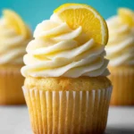 Homemade Lemon Cupcakes First Image