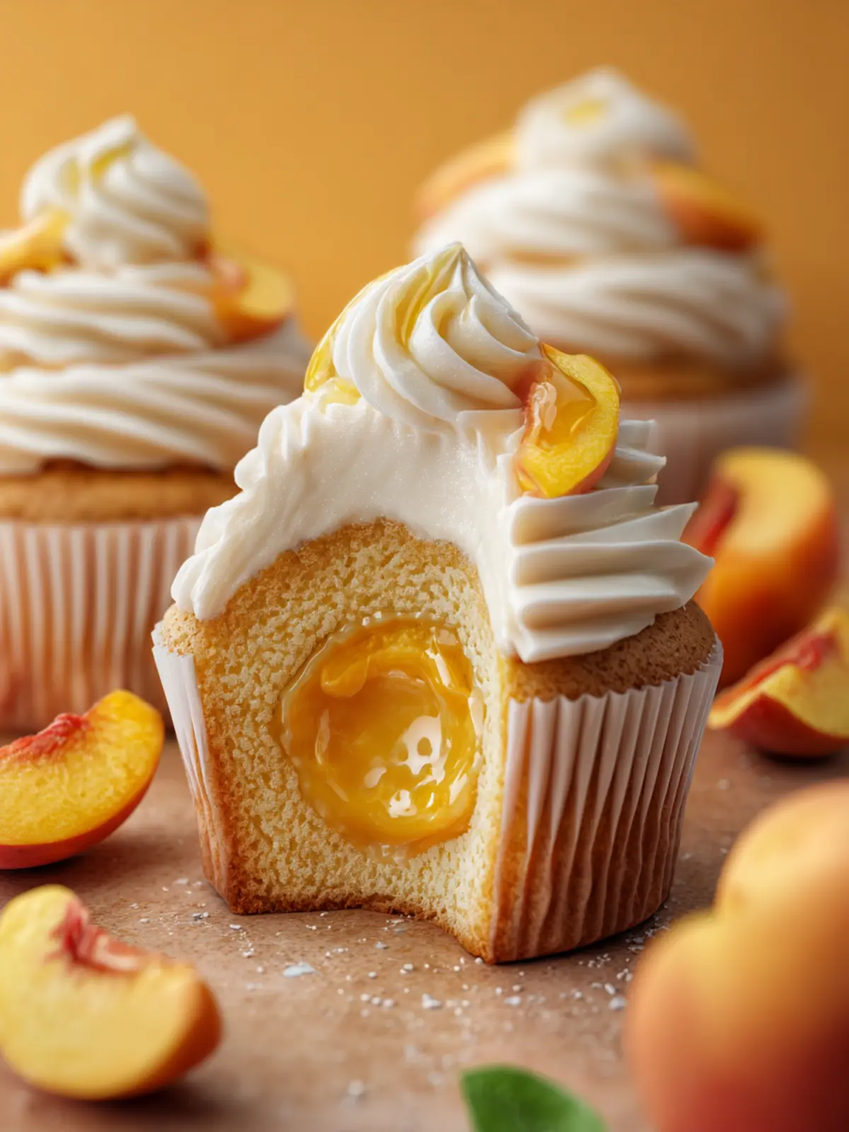 Honey Peach Cream Cheese Cupcakes: Irresistibly Sweet Delights
