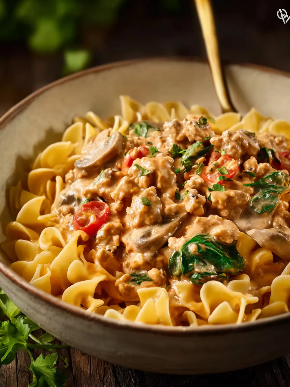Ground Turkey Stroganoff First Image