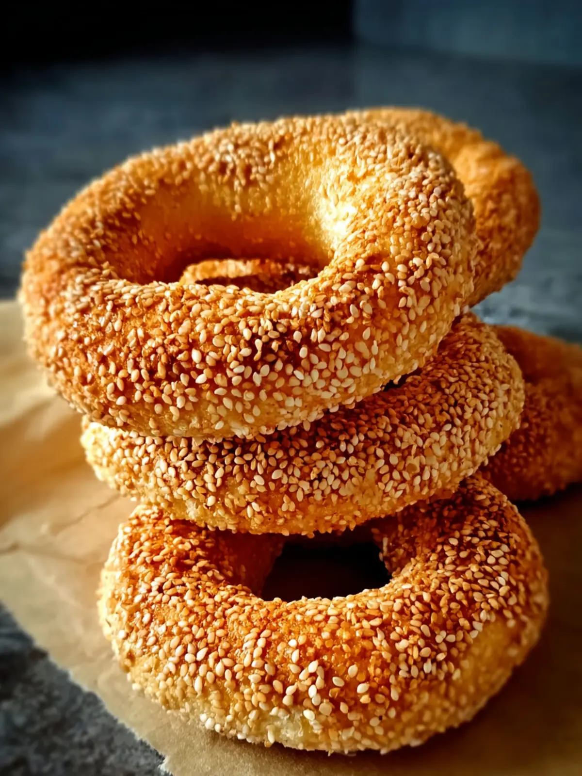 Crispy Sesame Bread Rings: A Taste of Mediterranean Bliss First Image