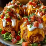 Cinco de Mayo Stuffed Cheese Taco Balls: Cheesy Delight First Image