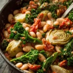 Tuscan White Bean Skillet First Image