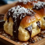 Boston Cream Pie Stuffed Hawaiian Rolls First Image