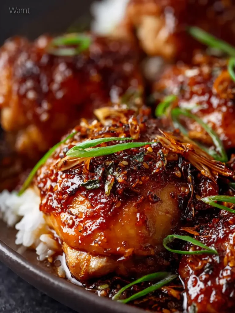 Honey Garlic Chicken Thighs (Slow Cooker) First Image
