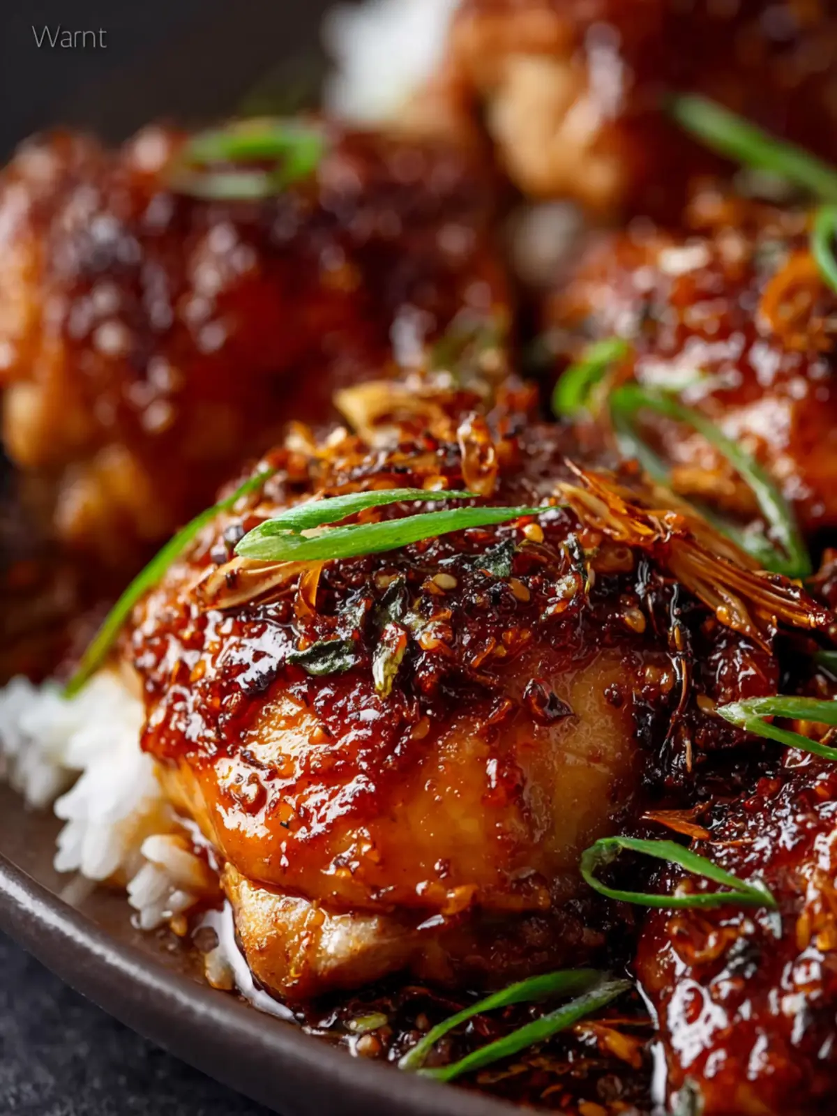 Honey Garlic Chicken Thighs (Slow Cooker) First Image