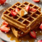 Fluffy Whole Wheat Waffles First Image